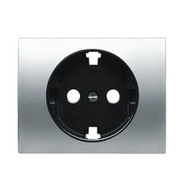 Niessen - 8488tt tapa enchufe schuko olas titanio Ref. 6520535326