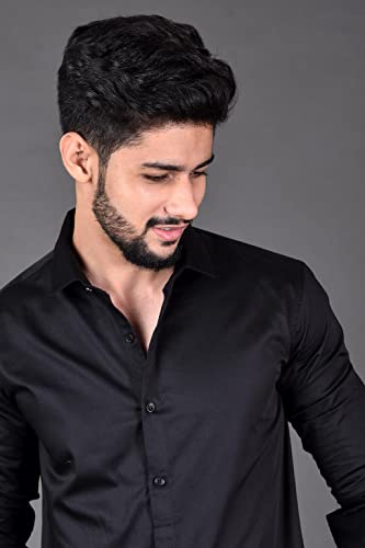 Image of BE ACTIVE Men's Solid Regular Fit Shirt