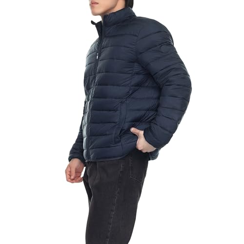 Rokka&Rolla Men's Lightweight Packable Puffer Jacket Winter Coat3