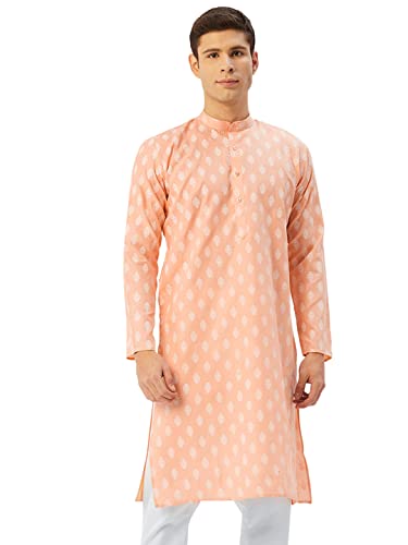 Image of Jompers Men's Cotton Regular Fit Casual Kurta