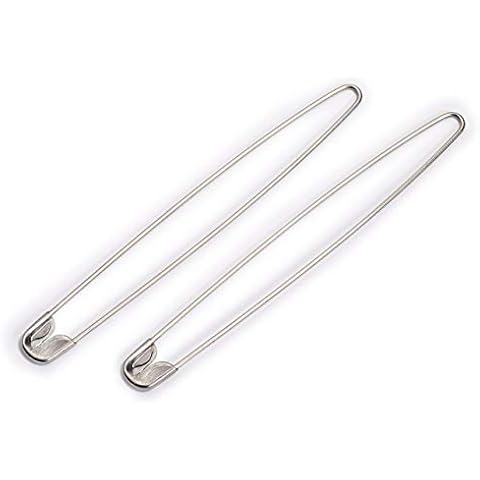Prym Knitted Raffles 135 mm Pack of 2 Silver, Stainless Steel, 135mm Cover
