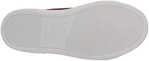 Marc Joseph New York Kids Genuine Leather Made in Brazil Luxury Slip on Sneaker, Wine Suede/Stone, 5.5 M US Little Kid | Image 3