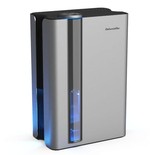 Image of Reffair Dehumidifier DX50 I Energy-efficient 78W I Rate of up to 1000 ml /day I Large 2.4L water tank I Negative Ions, Silent mode, Auto shut-off I Covers 250 ft I Effortless laundry drying
