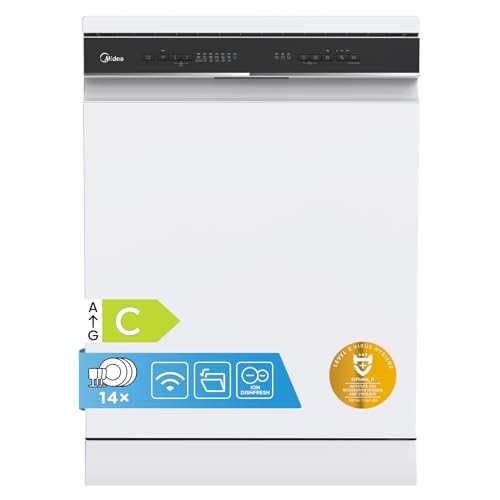 Midea 60cm Freestanding Dishwasher 14 Settings White