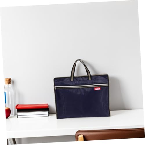Document Storage Bag Oxford Fabric Large Capacity Women Business Tote Bag Zipper File Folder Carrier4