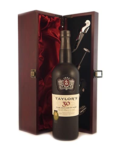 Taylor Fladgate 30 year old 1995 Tawny Port (75cls) in a silk lined box with four wine accessories, 1 x 750ml.