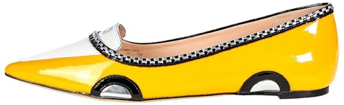 kate spade new york Women's Gogo Taxi Flat Ballet, High Noon Multi, 7.5