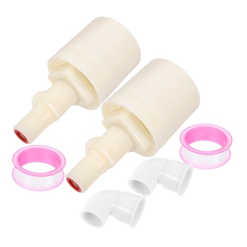 SOLUSTRE 2 Sets Water Level Control Valve Float Switch Pool Auto Fill Valve Float Small Float Valve Water Valve Aquarium Water Float Valve Aquarium Auto Water Controller Plastic