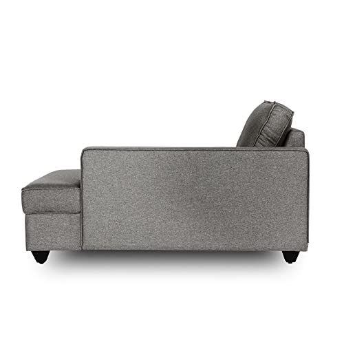 Image of Wakefit Sofa Set | 3 Year Warranty | Sofa 2 Seater, 2 Seater Sofa for Living Room, Wooden Sofa Set, Couch Sofa for Living Room, Sofa for Living Room - Napper(Omega : Grey)