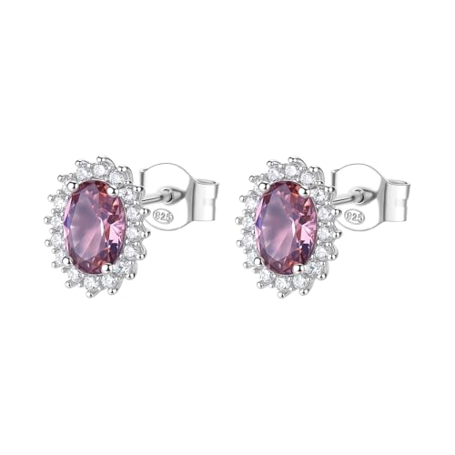 Boucles d'oreilles en argent 925 Brosway avec cristaux scintillants design ovale élégant FTP16
