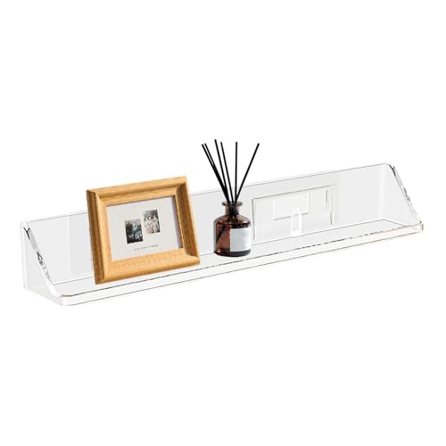 Genérico Estantes Flotantes de Acrílico - Soporte Expositor | Estantería de Baño de Acrílico | para Hogar Tocador Cocina Ducha Dormitorio Perfume Tazas Álbumes Maquillaje