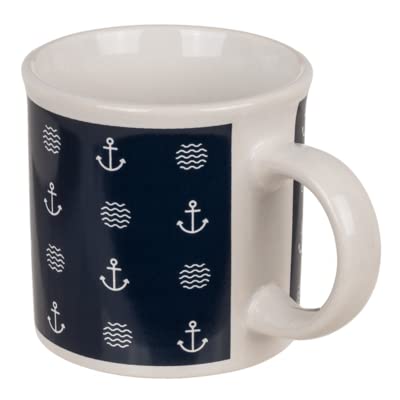 Seaside No.64 - Tazza marittima in porcellana con scritta Nave Ahoi