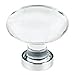 Emtek 86402US14 Polished Nickel 1-3/4" Hampton Crystal Knob