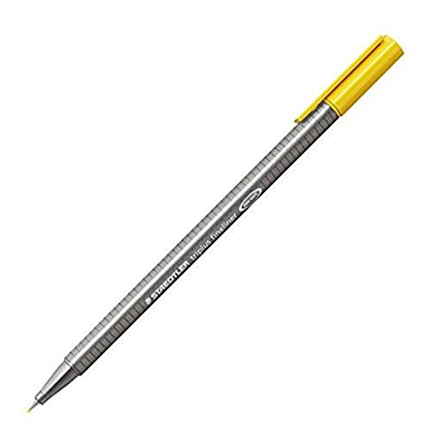 STAEDTLER Zestaw 6 końcówek 3-częściowych, żółty, szerokość kreski: 0,3 mm