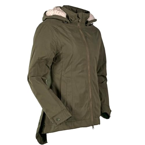 OUTBACK TRADING Women's Hattie Warm Waterproof Zippered Outerwear Casual WInter Jacket With Hip Pockets & Removable Hood2