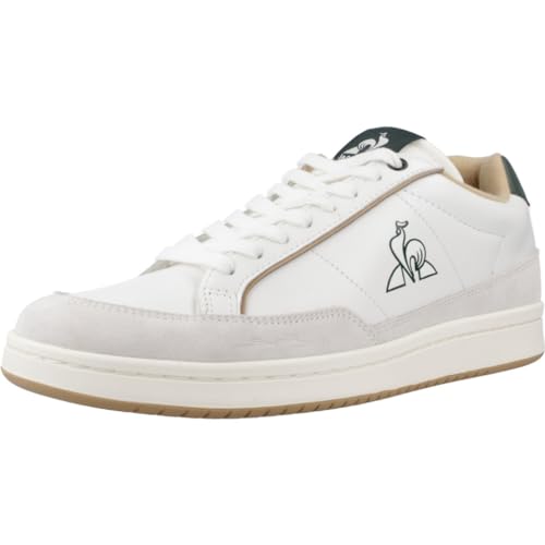 Le Coq Sportif Noah_2 Optical White/Trekking Green, Zapatillas Unisex Adulto, 47 EU