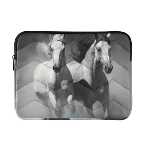 Funda para portátil Running Horses 13-14 pulgadas impermeable miniatura 1