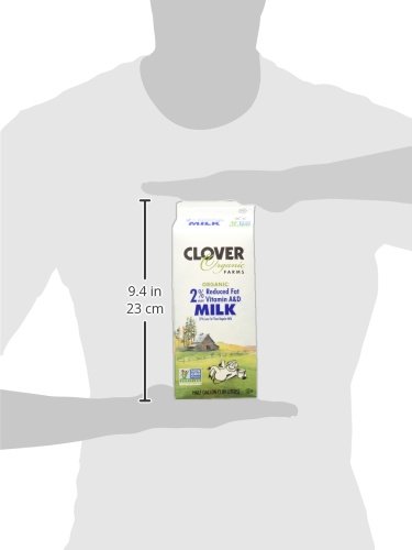 Clover Sonoma, Organic 2% Reduced Fat Half Milk, Half Gallon, 64 oz
