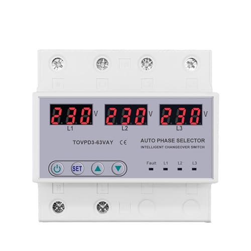 Sélecteur de phase triphasé pour sécuriser le tableau électrique de la maison connectée