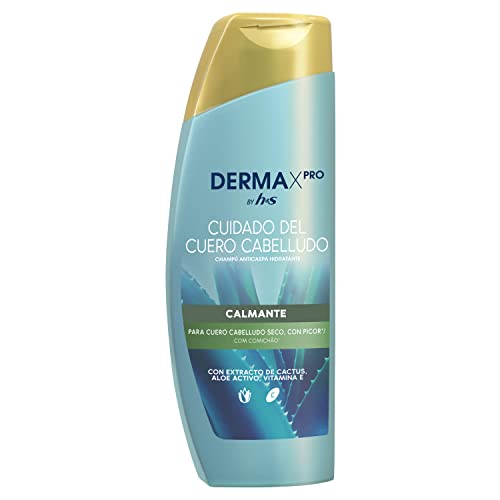 H&S DERMAXPRO Champú Anticaspa Calmante Para Cuero Cabelludo Seco Y Con Picor – Clínicamente Probado Y Dermatológicamente Testado, 300ml