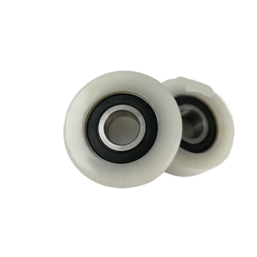 Rouleau coulissant nylon blanc 6204RS pour réparer un automatisme de porte 68mm