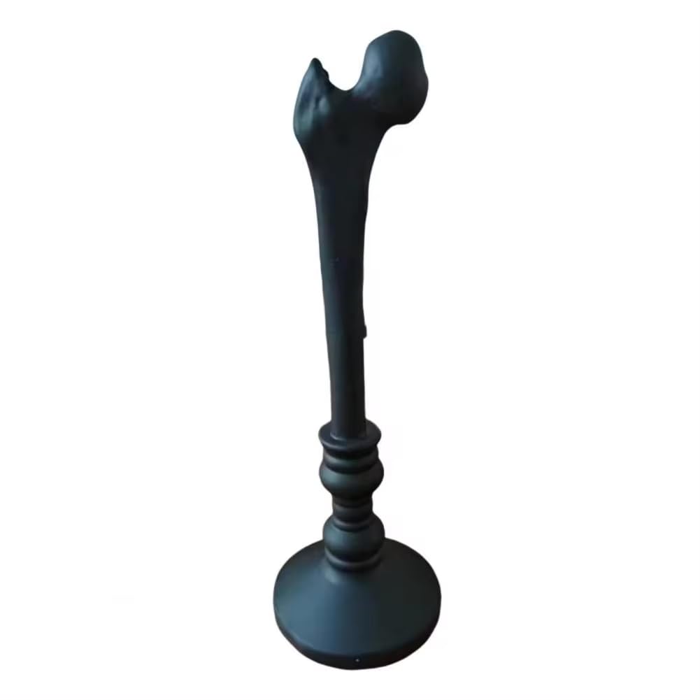 CTRLZS Halloween Candle Holder Resin Human Bone Candlestick Tray Taper Candle Holder Gothic Home Table Decor for Halloween