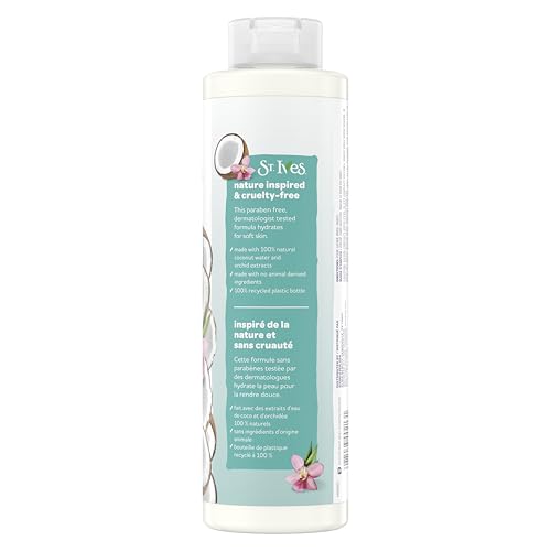 Coconut Water & Orchid Hydrating Body Wash 100% Natural 22 oz.