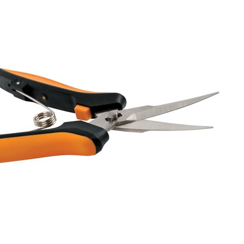 Fiskars 6" Curved Micro-Tip Pruning Snips, Garden Scissors For Tight Spaces - image 5