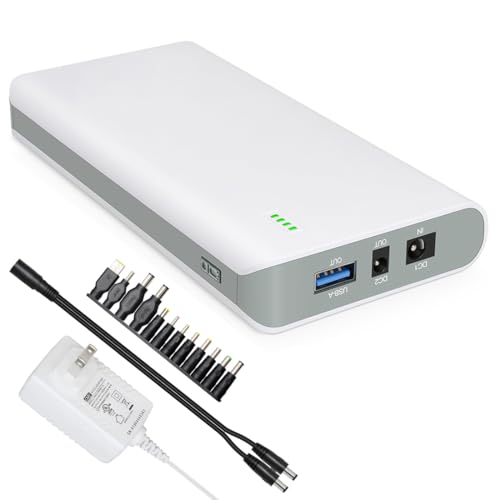 Talentcell Lithium ion Battery Pack NB7101, Rechargeable 17500mAh 64.75Wh Li-ion Power Bank with DC 24/19/5V Output for Laptop, Notebook, Smartphone, Camera and More