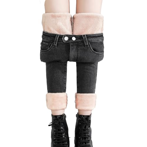 Pantalon taille haute femme en polaire pour les promenades d'hiver au chaud