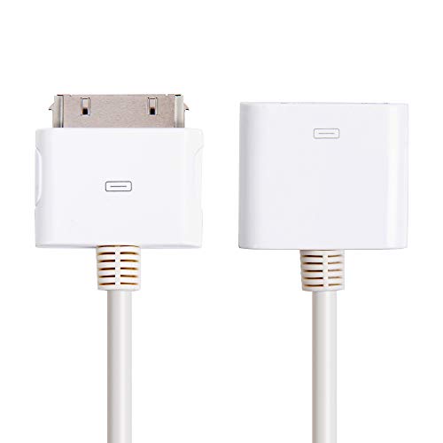iFocus Electronics Extension Cable for iPad/iPhone/iPod, 3.3 ft, White