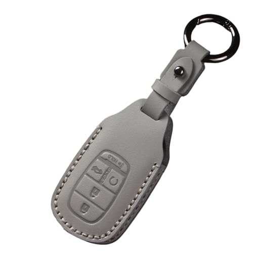 Coque de clé de voiture souple en cuir anti-rayure pour Honda 5 boutons