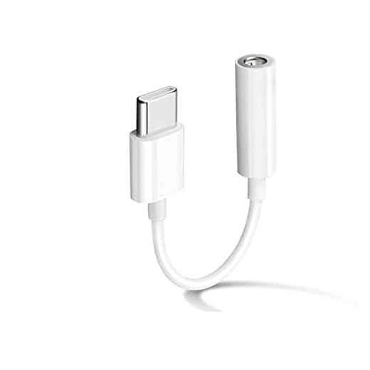 Adaptador de USB-C a Conector de Auriculares de 3,5 mm, Cable de Audio Auxiliar de Tipo C a 3,5 mm Convertidor de Auriculares Compatible con Samsung S22/S21/S20, Pixel 6/6a, P50/Mate 40, OnePlus, etc