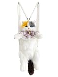 GWRFVIL Cat Shaped Backpack - Handcrafted Stuffed Animals Plush Bag with...
