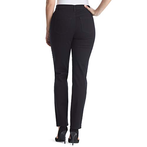 Gloria Vanderbilt Women's Classic Amanda High Rise Tapered Jean for Women - Black 142