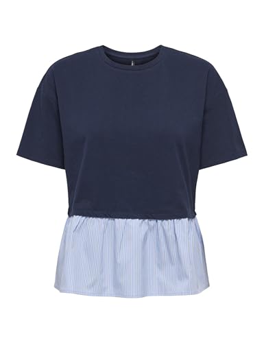 Top flared Only Onlleonida JRS haut tissé évasé à col élégant