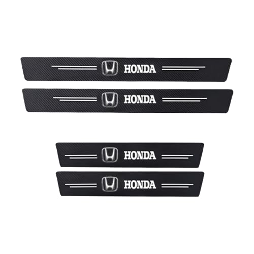 Image of Car Door Sill Carbon Fiber Wrap PPF Film Anti Scratch Guard Protector Stickers Accessories Compatible for Amaze, Elevate, City, Hybrid, WRV, Jazz, Brio, Civic, Mobilio, BRV, CRV, Accord