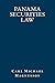 Panama Securities Law: English Translation