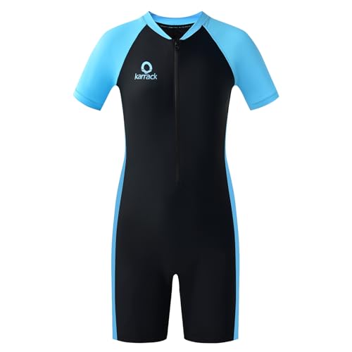 karrack Girls and Boys One Piece Rash Guard Swimsuit Kid Water Sp...