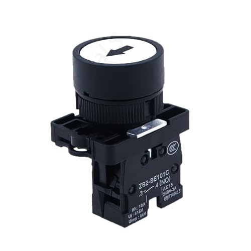Interrupteur bouton-poussoir 22mm NO 600V XB2 mécanique robuste haute tension