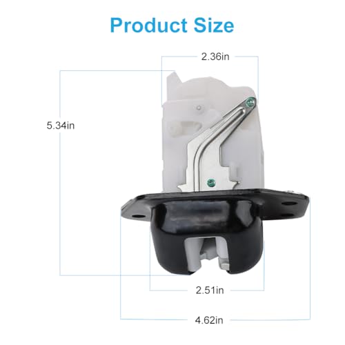Image of WMPHE Trunk Lid Latch Lock Actuator Compatible with Nissan Murano Pathfinder Rogue 2009-2023 Replacement for 931-964 931964 905009NC0A 905009NC0B 905021AA0A 905024CL0A 905003JA1A 905003JA1B