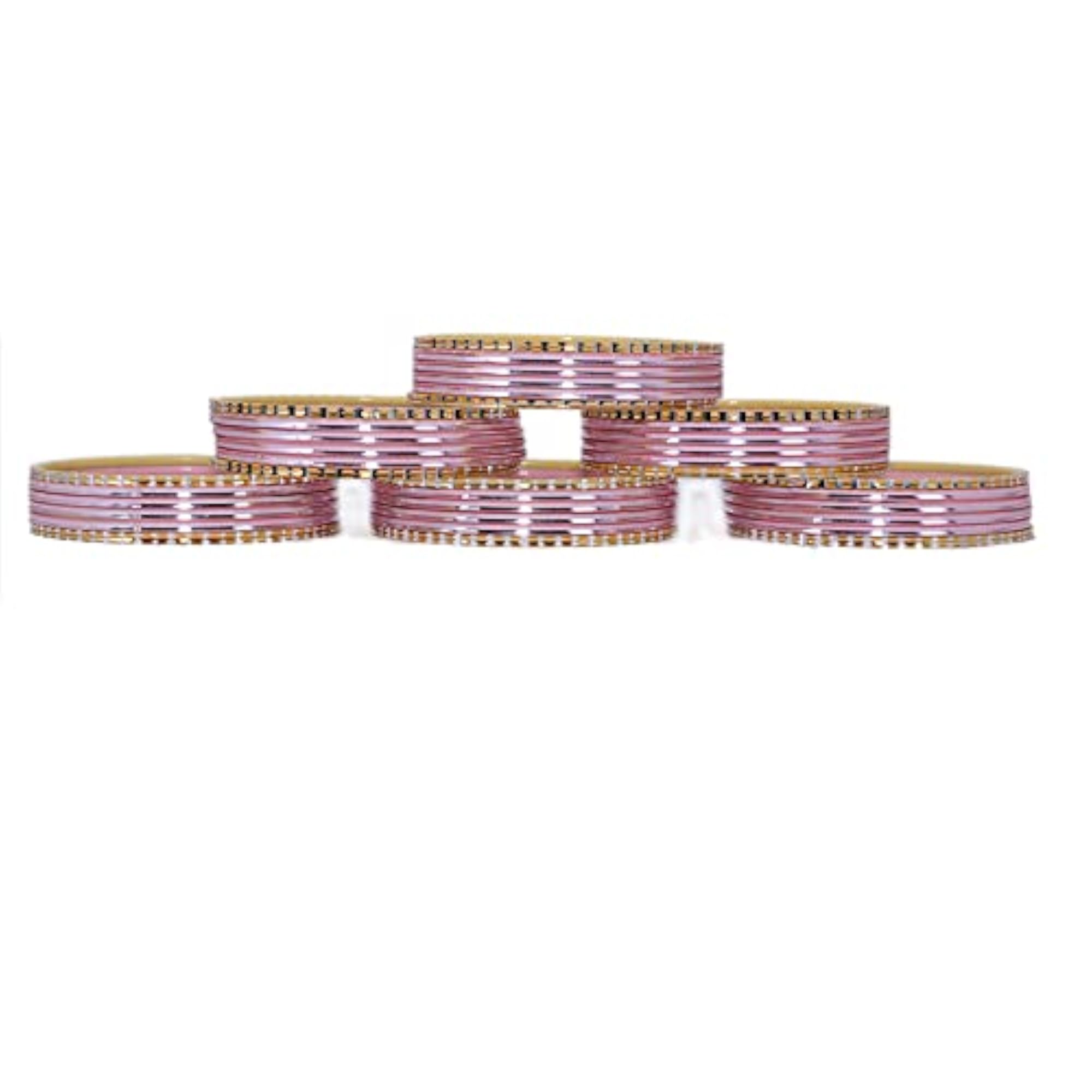 Base Metal Cutting Plane Bangles Set Pack Of 36 Bangles Set