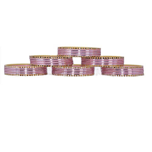 Base Metal Cutting Plane Bangles Set Pack Of 36 Bangles Set