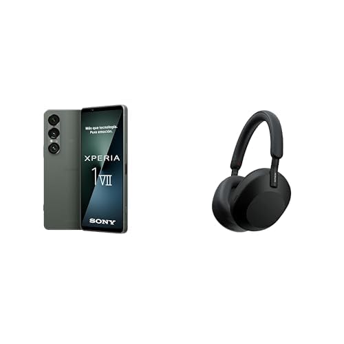 Sony Xperia 1 VII -6,5" 19,5:9 FHD+ HDR OLED 120 Hz, Triple Objectif Ultra Grand Angle, Audio 3,5 mm, Android 15, IP65/68, Double SIM - Vert Sapin + Casque Audio