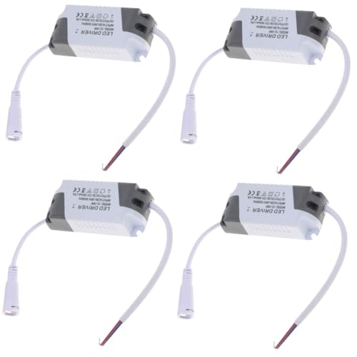 UKCOCO 4 Pcs motorista de LED fonte de alimentação externa Conversor 120v para 12v fonte de energia