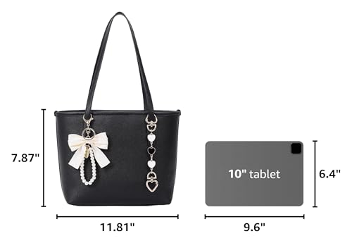Bolso Tote Pequeño para Mujer de Cuero Vegano miniatura 3