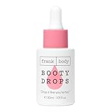frank body Booty Drops Firming Body Oil | Vegan & Cruelty Free, Hydrates, Softens, and Smooths with Caffeine, Guarana, Carrot Root Extract, and Grapeseed & Jojoba Oils | 1.0 fl oz / 30 mL