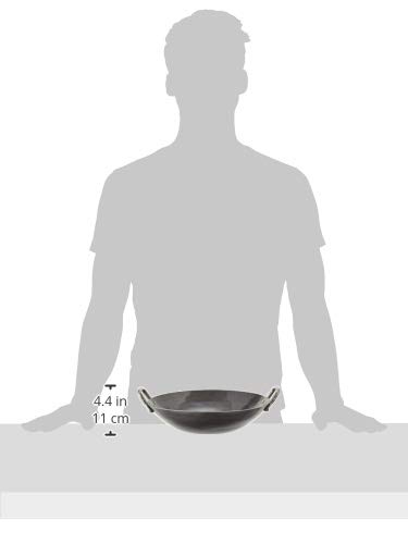 Wok de Hierro Yamada 27 cm grosor 1.2 mm negro miniatura 5