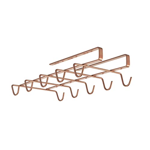 Metaltex MY MUG COPPER - Colgador Tazas hasta 10 uds. Acabado POLYTHERM COPPER. Color Cobre. Dimensiones: 28x14x6 cm