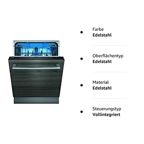 Siemens SN65ZX49CE iQ500 Vollintegrierter Geschirrspüler/C / 75 kWh / 14 MGD/Zeolith Trocknung/Smart Home kompatibel via Home Connect/glassZone im Oberkorb, Edelstahl 7 Siemens SN65ZX49CE iQ500 Vollintegrierter Geschirrspüler/C / 75 kWh / 14 MGD/Zeolith Trocknung/Smart Home kompatibel via Home Connect/glassZone im Oberkorb, Edelstahl